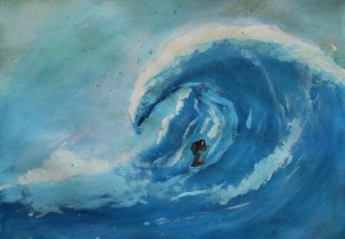 Eliška Řezáčová, tempera, Wichterlovo gymnázium, Ostrava