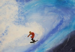Filip Zahradník, tempera, 9 let, ZŠ a MŠ Tyršova Ostrava