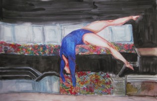 Jana Kastlová, Gymnastika v Paříži, kombinovaná technika, Gymnázium Fr. Živného, Bohumín