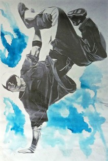 Kateřina Pavelčáková, tužka a akvarel, EDUCA-SOŠ Nový Jičín