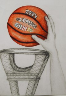 Klára Křižanovská, Vysoká hra, pastelka a tužka, Mendlovo gymnázium, Opava