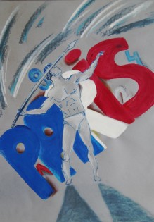 Kristina Šindlářová, kombinovaná technika, ZUŠ J. Valčíka Ostrava-Poruba