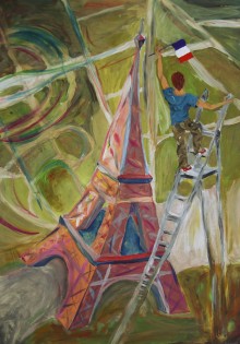 Kristýna Porzerová, tempera, ZUŠ Valčíka, Ostrava