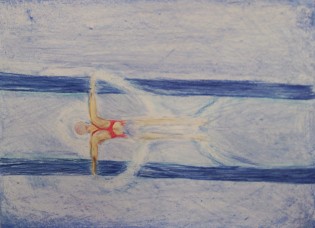 Laura Limová, olejový pastel, Wichterlovo gymnázium, Ostrava
