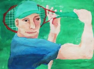 Lukáš Pražan, tempera, Gymnázium Ostrava Hrabůvka