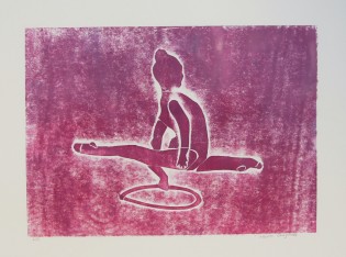 Mariia Chagovets, tisk z koláže, Jazykové gymnázium Pavla Tigrida, Ostrava