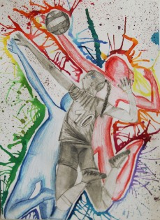 Markéta Taťáková, kombinovaná technika, ZŠ Československé armády Ostrava