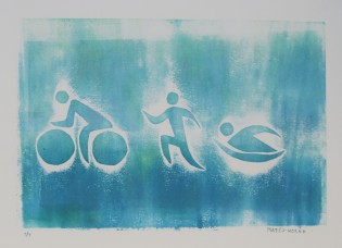 Matěj Horák, tisk z koláže, Jazykové gymnázium Pavla Tigrida, Ostrava