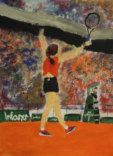 Natálie Vanková, tempera, Wichterlovo gymnázium, Ostrava