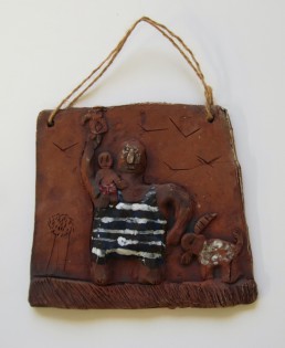 Nikol Kudrová, Vzpírání, inspirace Kotrba, keramika, 9 let, ZUŠ Sologubova Ostrava