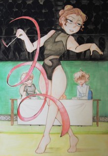 Nikola Petíková, Poezie stuhy, pastelka, SŠGOS Frýdek-Místek