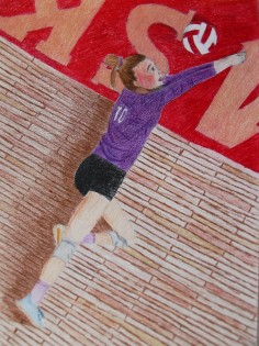 Sára Baršová, Kouzlo libera, pastelka, ZŠ Hlučín