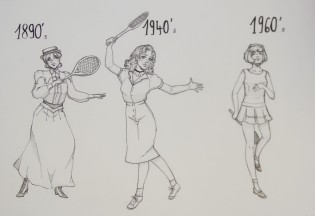 Sára Lechová, tužka a fix, Jazykové gymnázium Pavla TIgrida, Ostrava