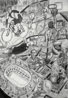 Tereza Kolušová, Je vais pour la victoire, tužka, Gymnázium Fr. Živného, Bohumín