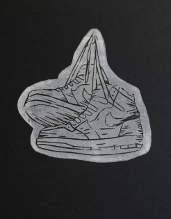 Tereza Kucharčíková, linoryt, Jazykové gymnázium Pavla Tigrida, Ostrava