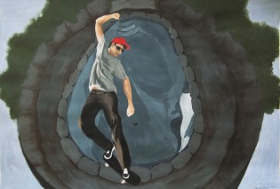 Tereza Tichopádová, akryl, Jazykové gymnázium Pavla Tigrida, Ostrava