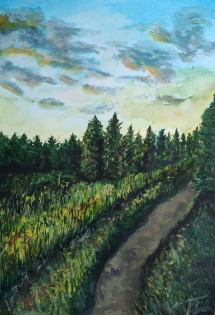 Tereza Třečáková, tempera, Jazykové gymnázium Pavla Tigrida, Ostrava-Poruba