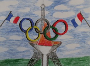 Václav Ptašník, olejový pastel, 11let, Wichterleho gymnázium Ostrava