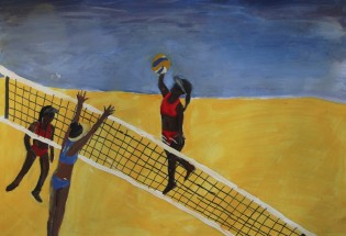 Veronika Poslušná, tempera, Jazykové gymnázium Pavla Tigrida Ostrava