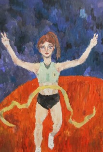 Vy Tran Vu Bao, Nejlepší chvíle, tempera, ZUŠ Sologubova Ostrava